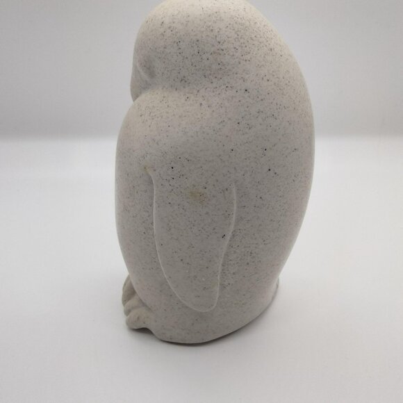 1978 Alva Studios Soapstone Penguin Figure Mid Century Modern Signed 5" x 2.5" - Picture 4 of 10